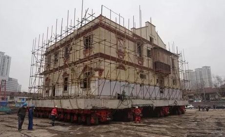 平移動(dòng)老建筑，傾角傳感器起到關(guān)鍵作用